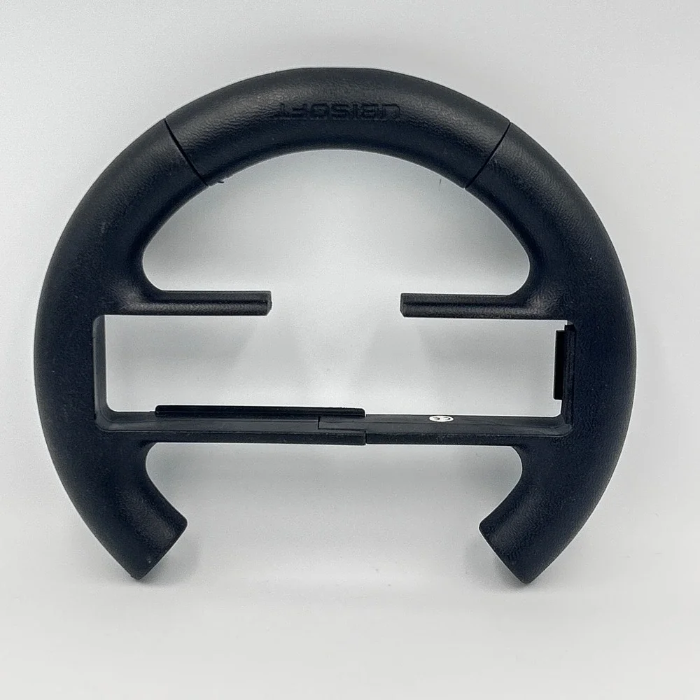 Ubisoft Steering‎ Wheel Attachment Nintendo Wii Remote Black Racing